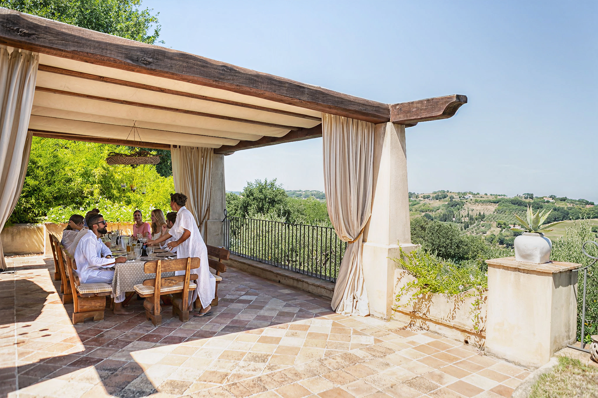 Italian retreat villa and grounds